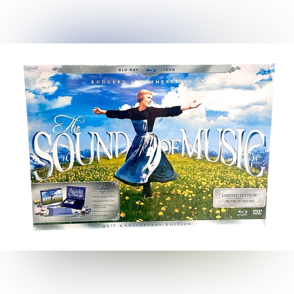 Sound of Music 45th Anniversary Blu-Ray + DVD Limited Edition Set Sealed…